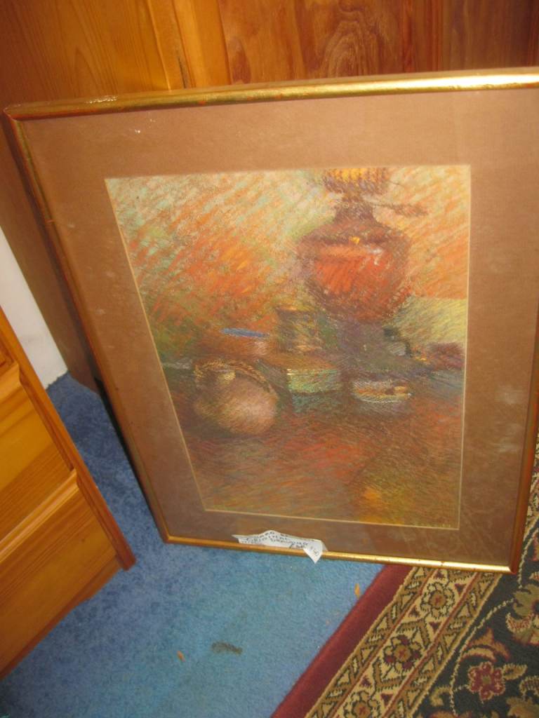 ORIGINAL 'LEONARD BENNETT' FRAMED & GLAZED DRAWING. IDEAL IN ANY ROOM. GOOD ORDER