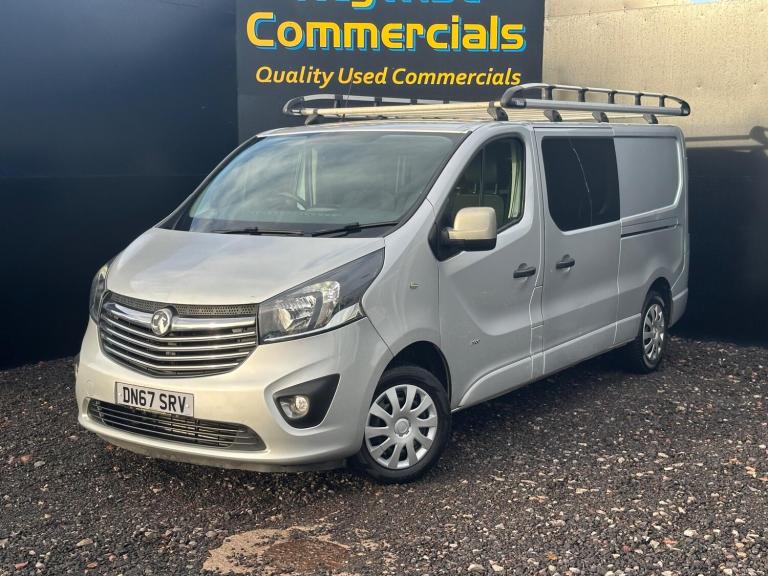 2017 Vauxhall Vivaro 1.6 CDTi 2900 BiTurbo ecoTEC Sportive Crew Van L2 H1 Euro 6 (s/s) 5dr (6 Se ...