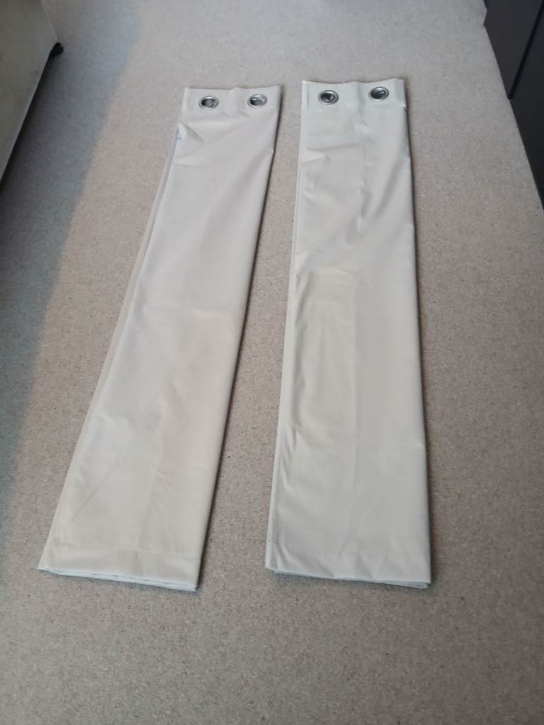 Next Cream Velvet Curtains