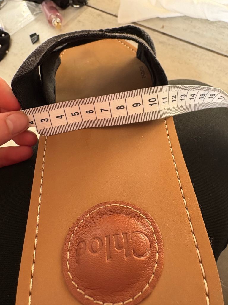 Chloe shoes receipts available,