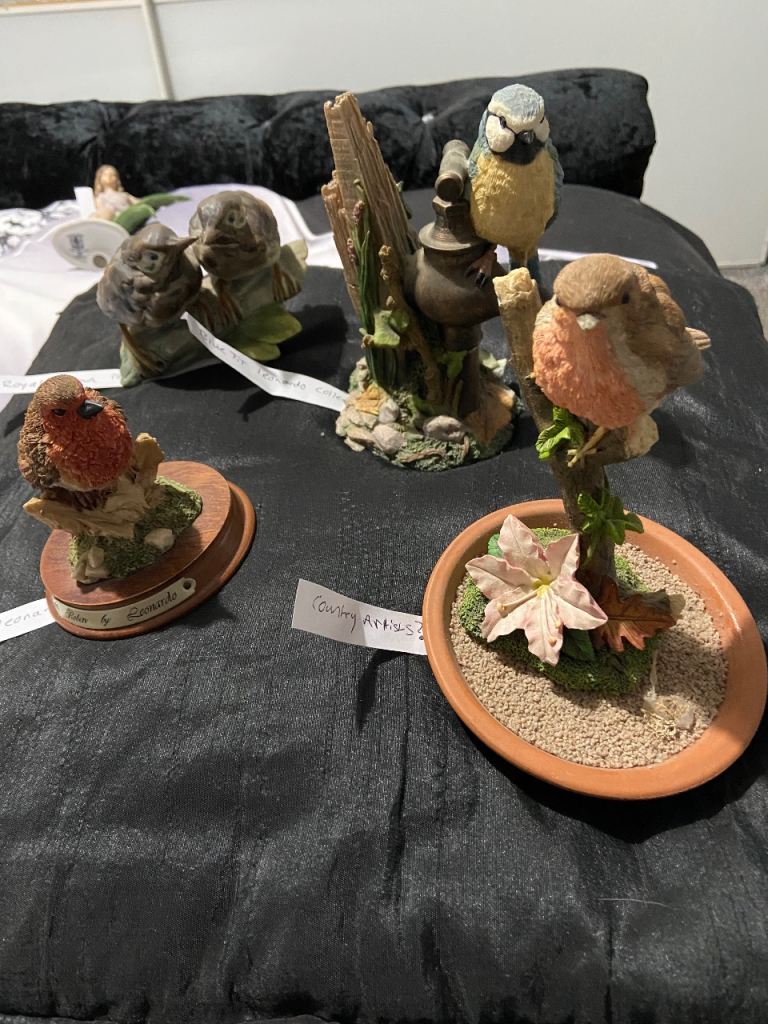 Selection of Country Artists Bird Figurines – Good Condition