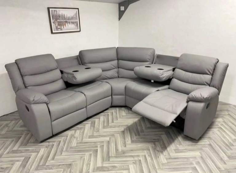 📢✔Comfy & Stylish Brand New 3+2 Seater & Corner Electric Roma Recliner Sofa Suit ~ Quick Delivery🚛