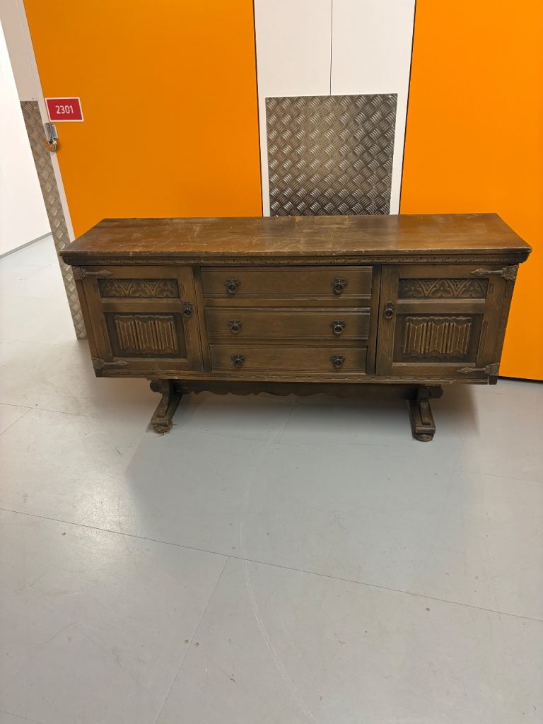 Vintage oak sideboard 
