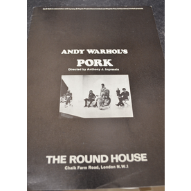 consider swap ANDY WARHOL super `Pork` Original 1960's `The Round House` Original Programme