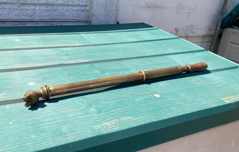 Victorian brass garden spray