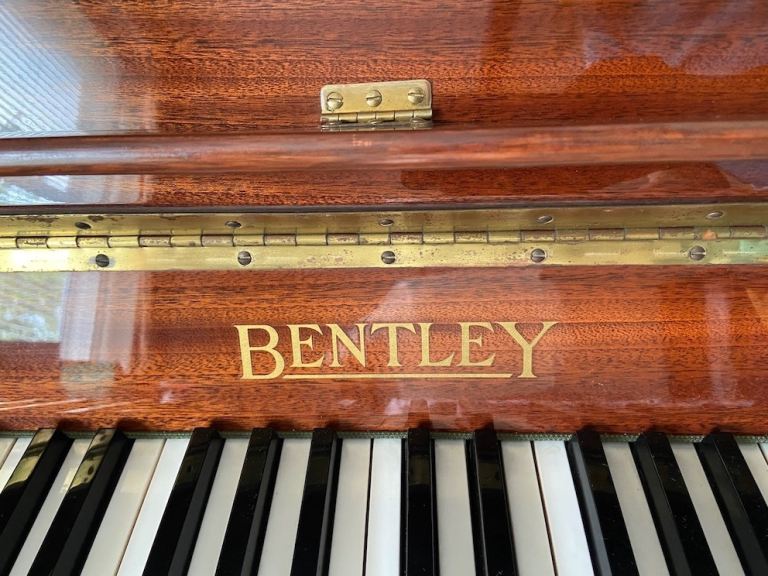 PIANO: Bentley Compact 85C Upright, in bright mahogany