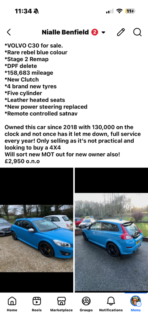 Volvo, C30, Hatchback, 2012, Manual, 1984 (cc), 3 doors