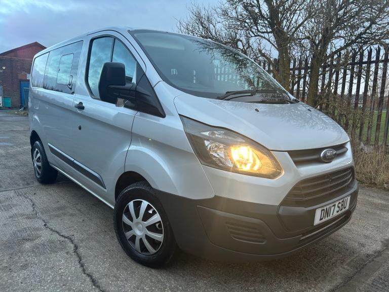 2017 Ford Transit Custom 2.0 TDCi 105ps Low Roof D/Cab Van PANEL VAN Diesel Manual