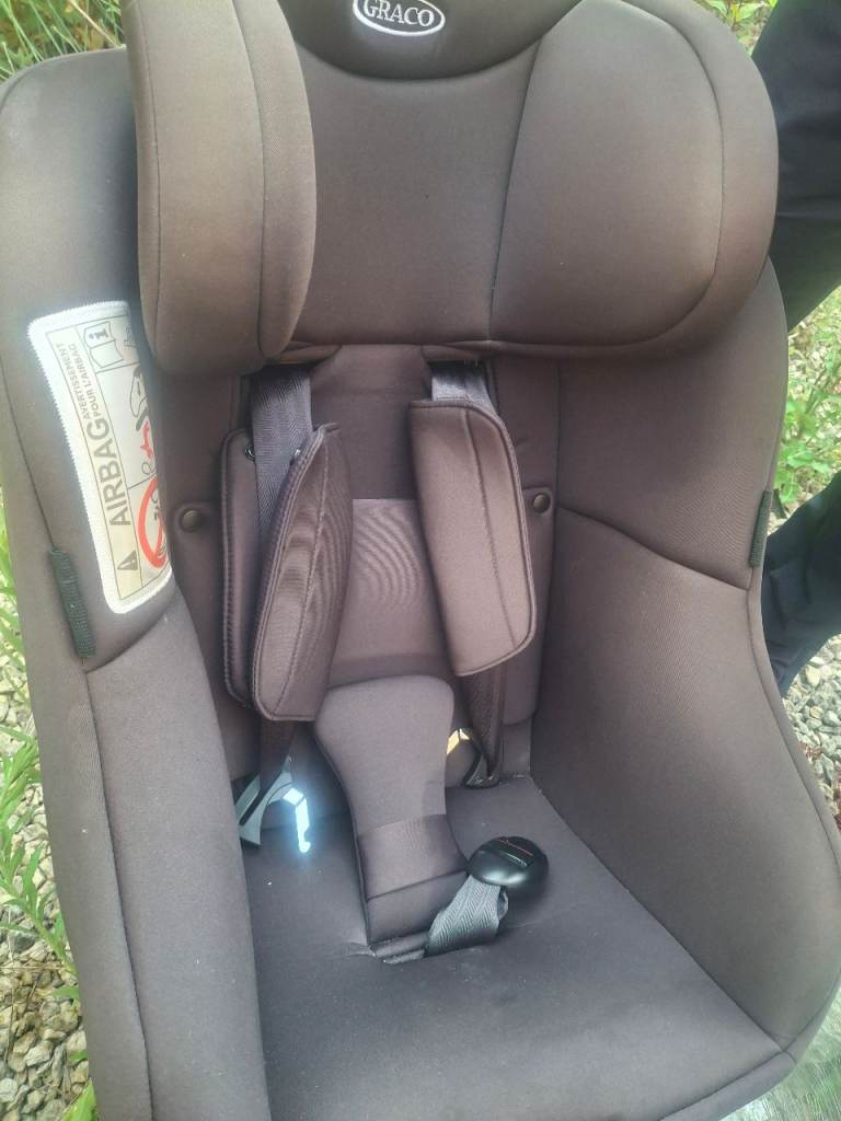 Graco turn2me 360 rotating car seat group 0 plus 1 black grey child infant safety seat 0 to 18kg