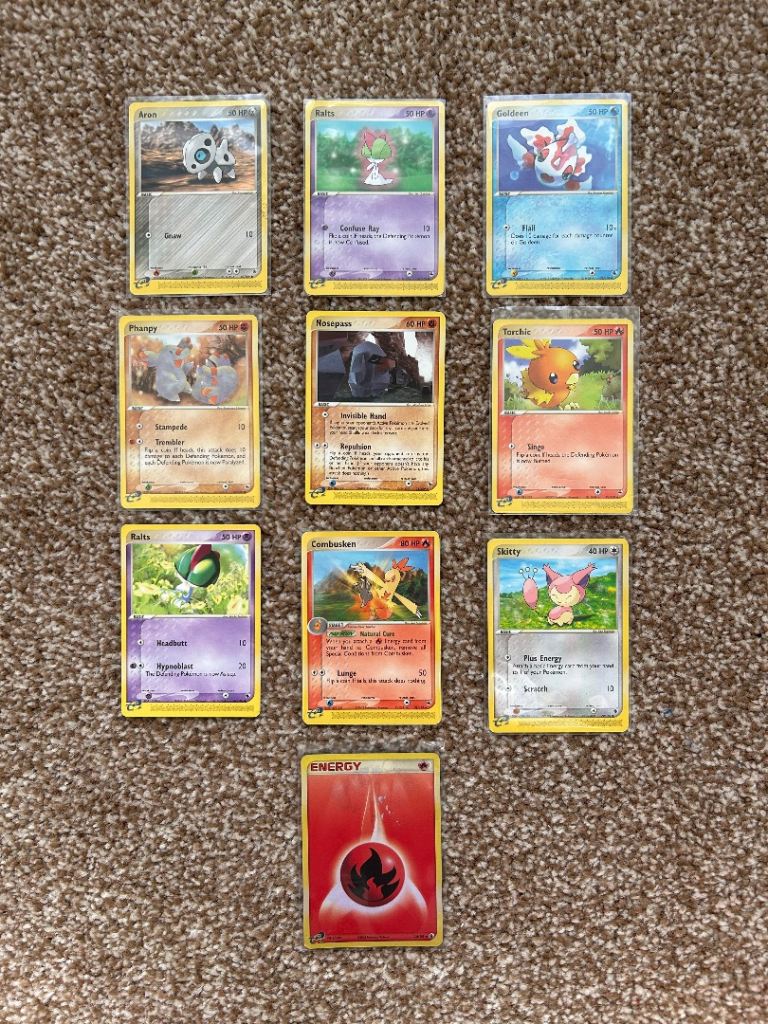 Vintage Pokémon EX Ruby & Sapphire / Sandstorm - Rare E-Reader Era