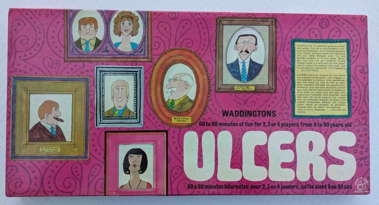 Vintage Ulcers board game from Waddingtons