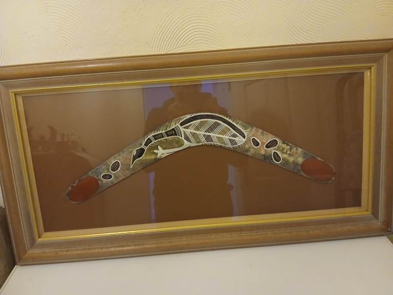 Boomerang in frame 