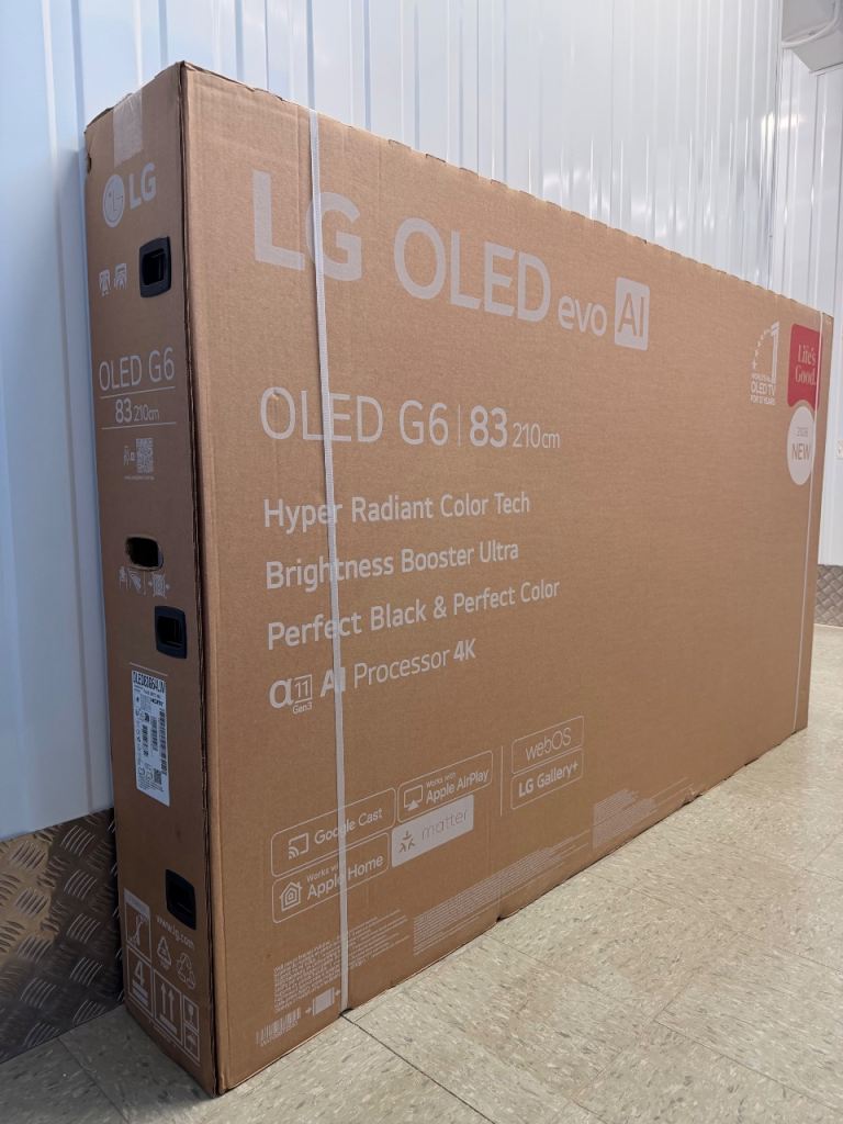 NEW 2026 LG G6 83” OLED AI 4K HDR Smart TV | 165Hz | OLED83G64LW | Wall-Mount Version | RRP £5,499