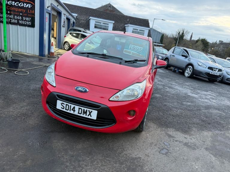 2014 Ford Ka 1.2 Zetec 79,000 Miles MOT'd September Alloy Wheels Central Locking