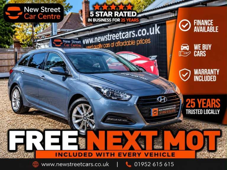 2017 Hyundai i40 1.7 CRDi Blue Drive SE Nav Tourer Euro 6 (s/s) 5dr ESTATE Diesel Manual