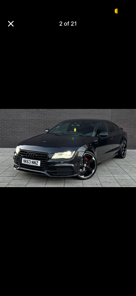 Audi a7 black edition 