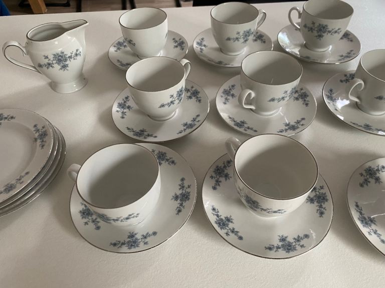 Winterling schwerzenbach Tea/Coffee Set (24 pieces) - Blue Floral