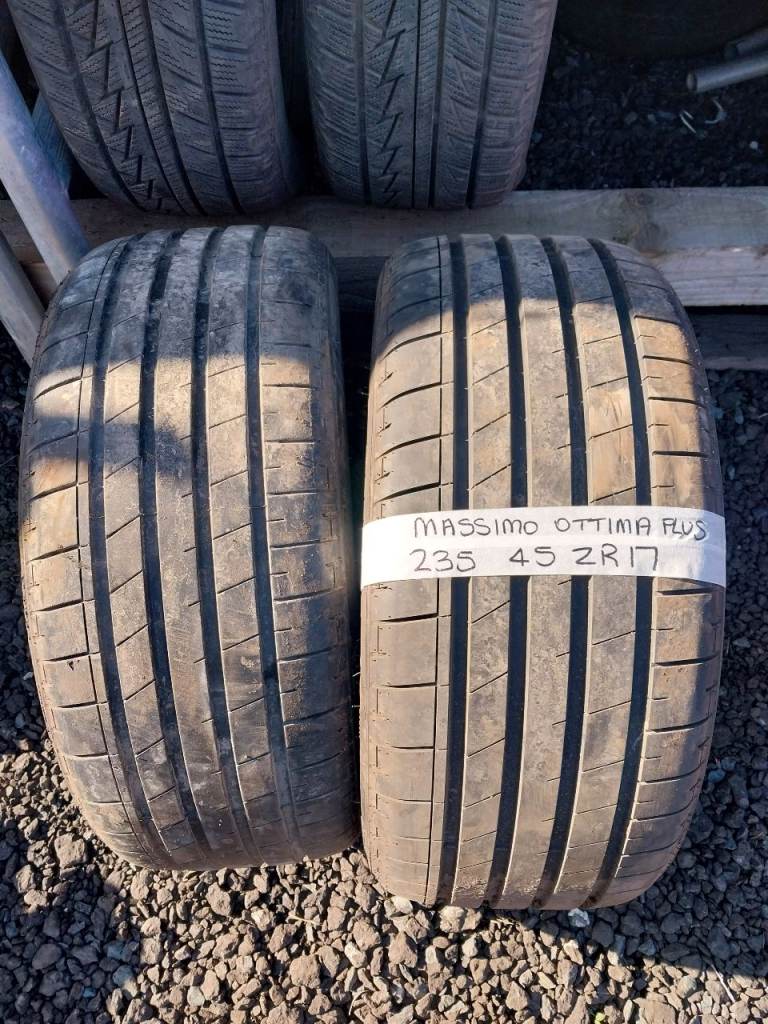 235 45 ZR17 Massimo Ottima Plus  - set of 2 part worn tyres 