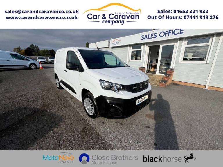 2021 71 PEUGEOT PARTNER 1.5 BLUEHDI 650 PROFESSIONAL PREMIUM STANDARD PANEL VAN 