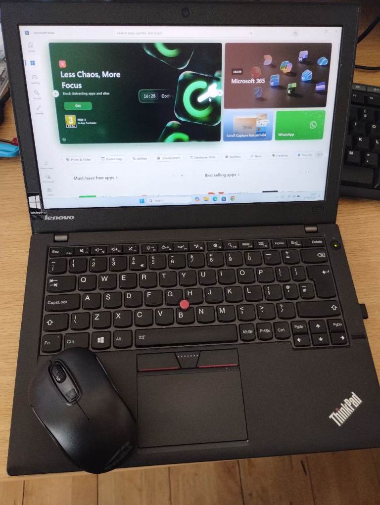 Windows 11, i5, 240GB SSD Solid State Drive, Full Microsoft Office. Backlit Keys. Lenovo laptop. 