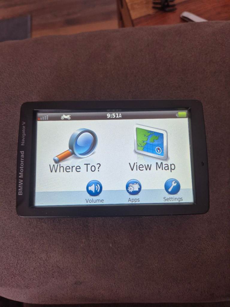Bmw motorrad motorcycle sat nav