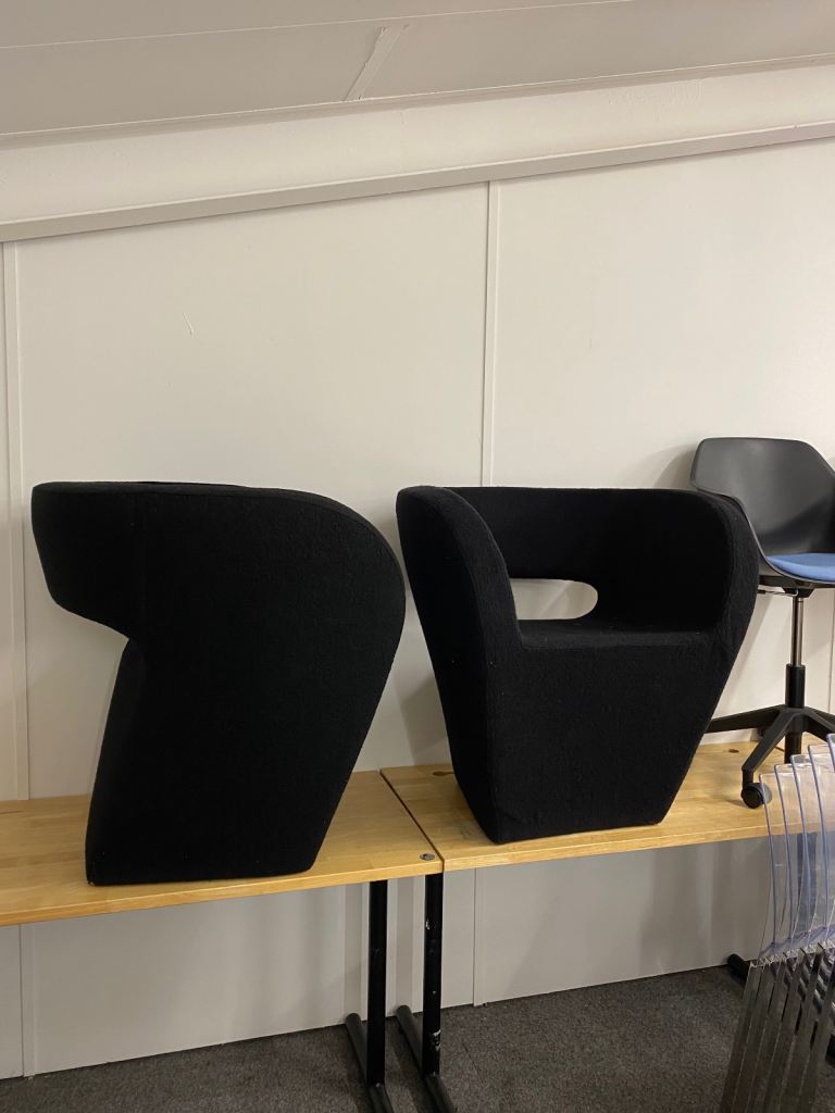 Black Lounge Chairs – Only £65 +VAT