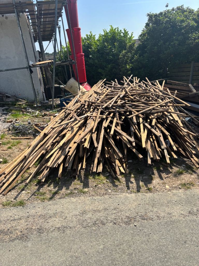 Large Pile of Timber Scraps and Wood - Perfect for Upcycling/Fires
