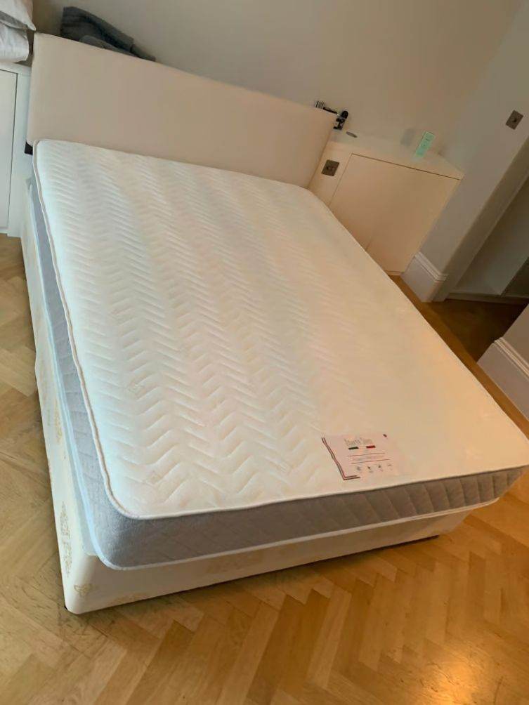 Brand New Double Divan Bed Base with Orthopedic/Memory Foam Mattress in All Sizes Single King size