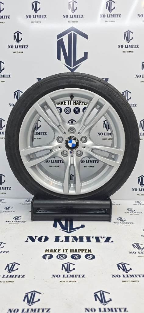 SET OF 4 GENUINE BMW 18" 400m M-SPORT 3 SERIES 4 SERIES 5x120- TYRES