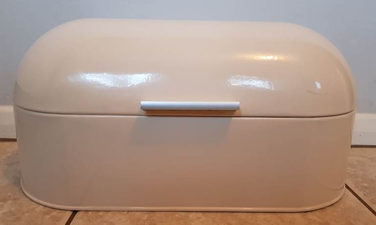 Cream Enamel House of Fraser Large Breadbin 