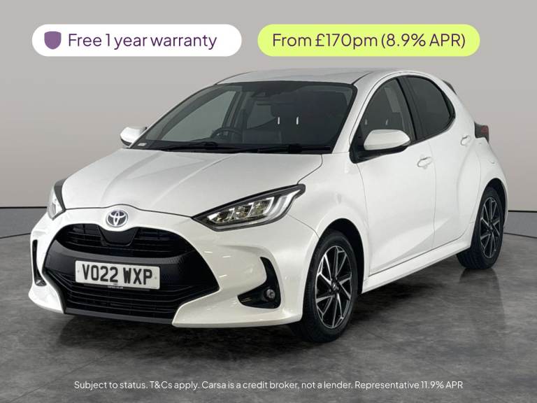 2022 Toyota Yaris 1.5 Hybrid Design 5dr CVT HATCHBACK PETROL/ELECTRIC Automatic