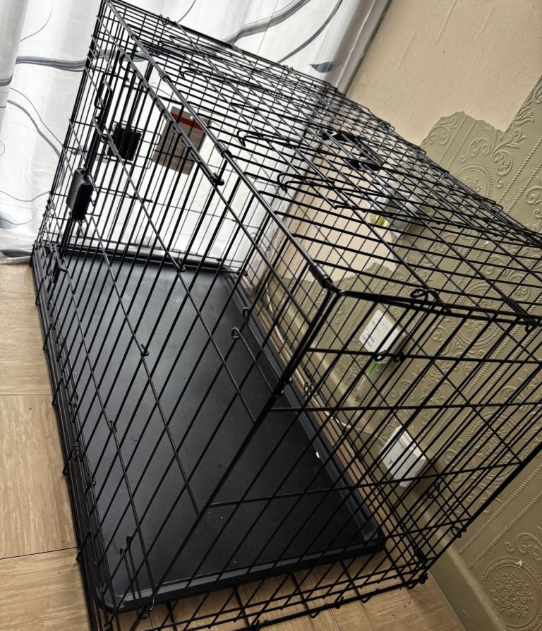 Double door pet cage