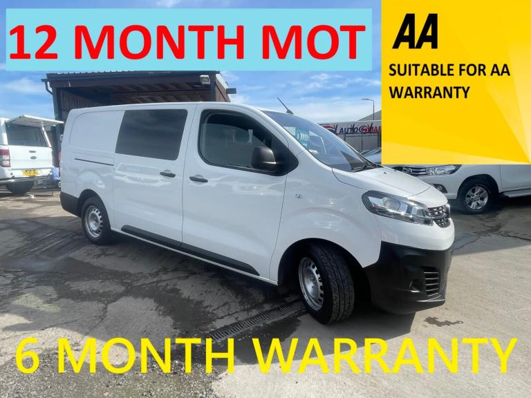 2022 Vauxhall Vivaro 3100 2.0d 145PS Dynamic H1 D/Cab PANEL VAN Diesel Manual