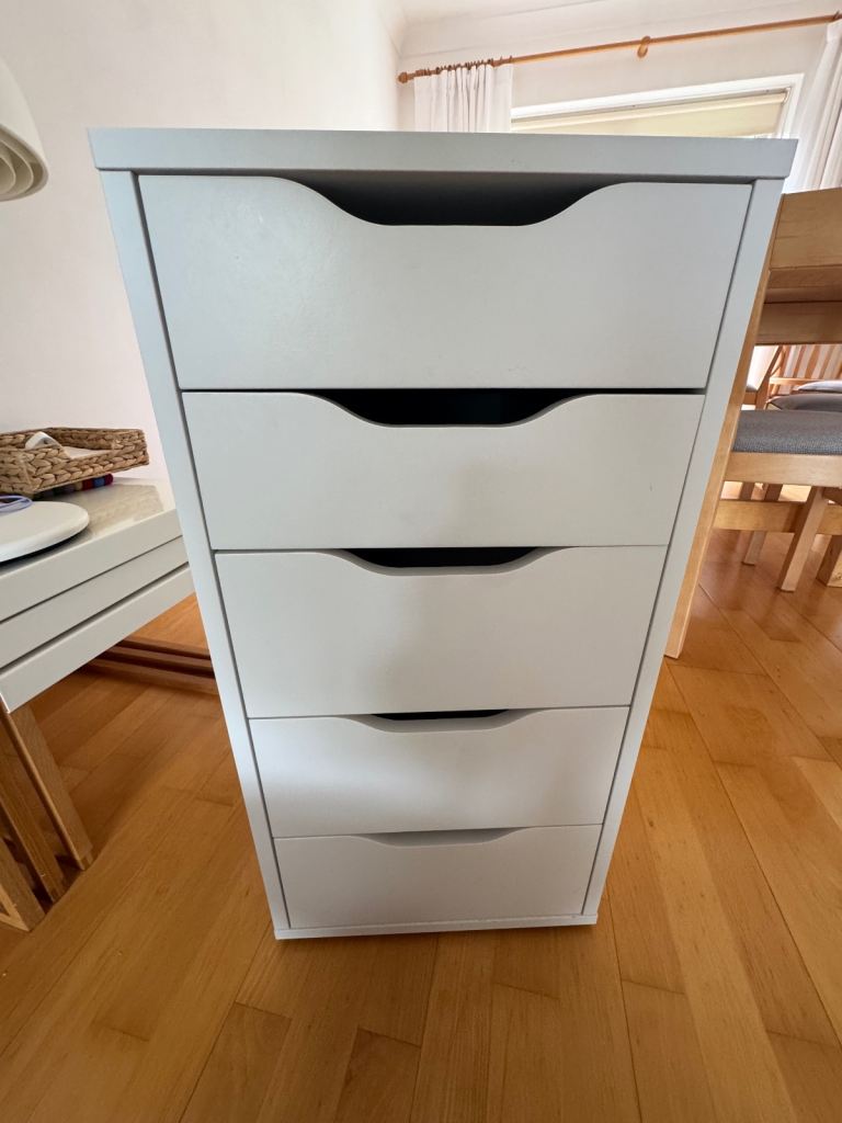 IKEA Alex Drawers White VGC