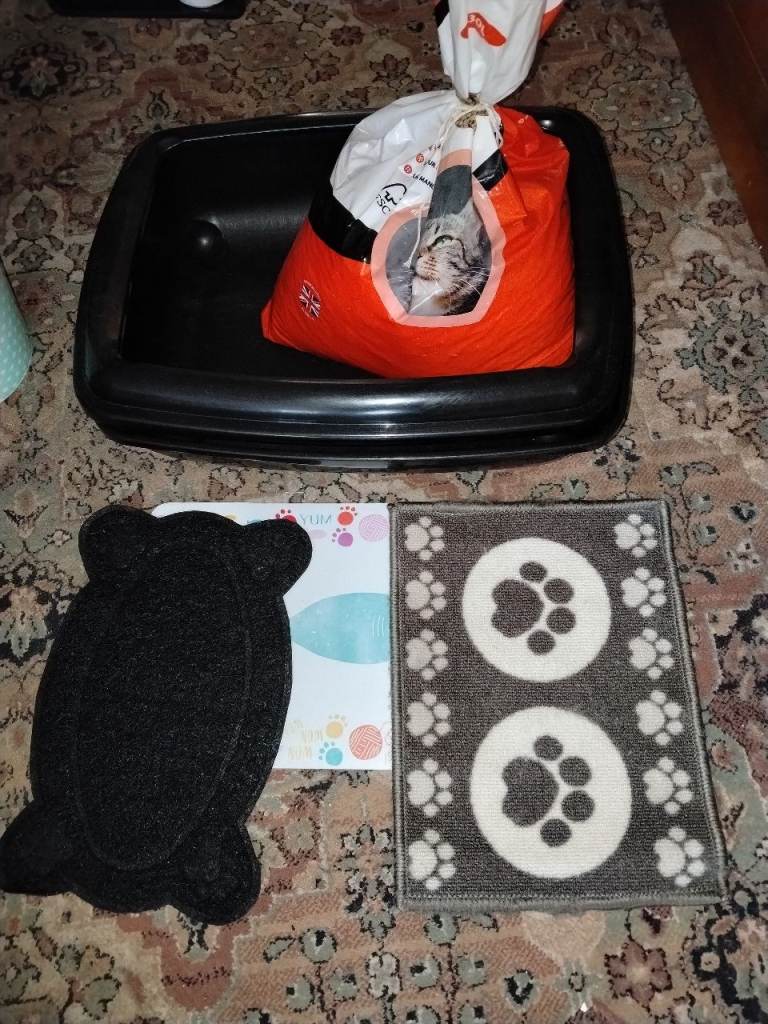Larg e cat litter tray