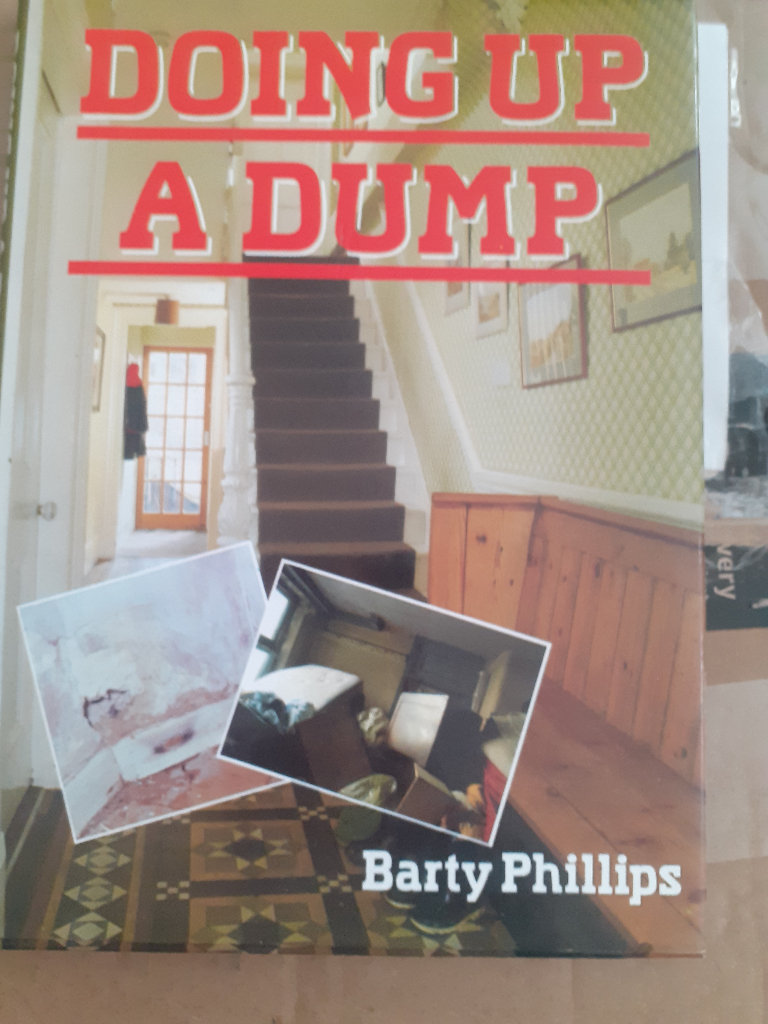  Doing Up a Dump Book with a funny joke title House  Renovation Present DIY