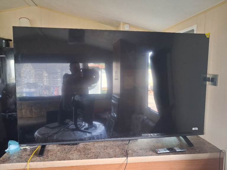 Large Black Smart TV – 65inch 
