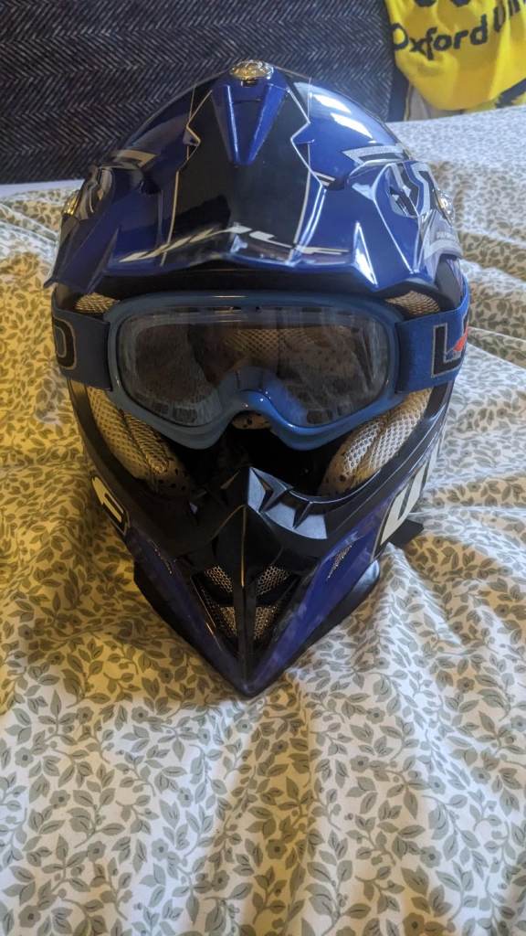 Wulf Motocross Helmet in bag