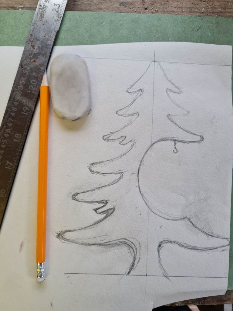 Handmade Christmas Tree Ornamental Decoration With Bauble