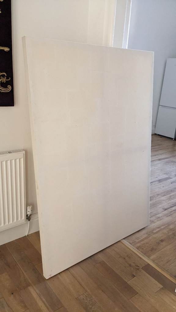 Large blank canvas wood frame