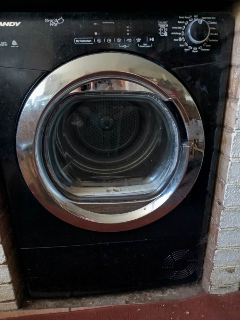 Candy Grand O Vita Tumble Dryer - Black, Good Condition