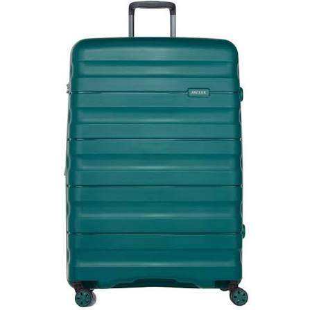 Antler Large Suitcase 4 Wheels Spinner Hard Shell Main Luggage Blue 70cm