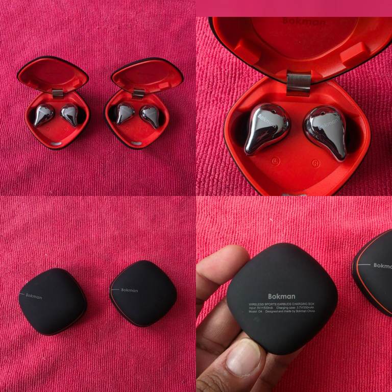 Bokman D4 Wireless Sports Earbuds with Charging Case – As Good As New
