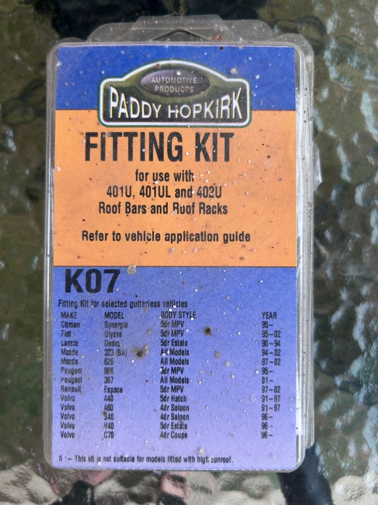 Paddy Hopkirk Roof Rack Fitting Kit K07 (Brand New)