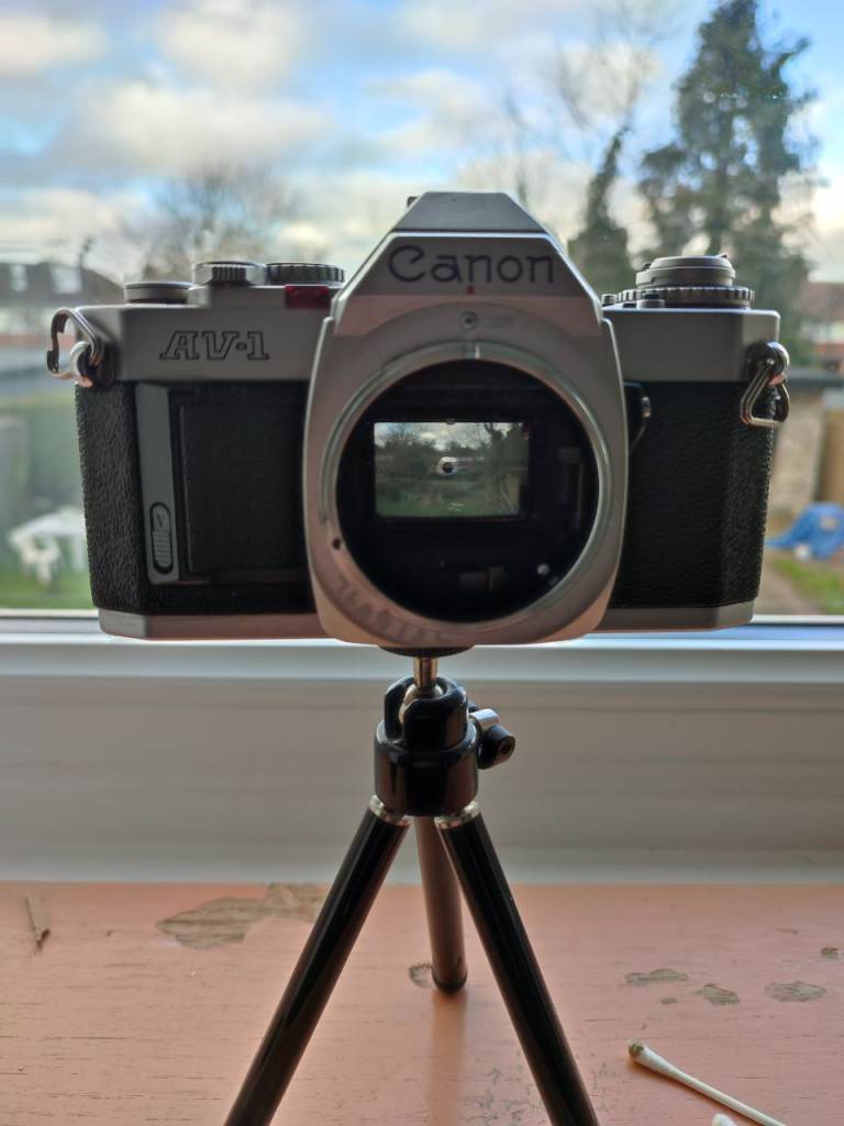 image for Canon AV1 body, Vintage 35mm film camera VGC