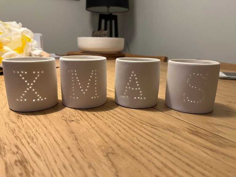XMAS tea light holders