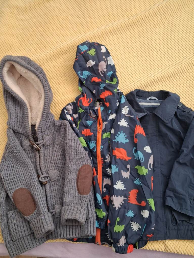  2-3 year boys coats selection 