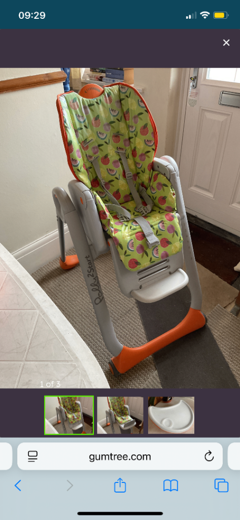 Chick high chair 