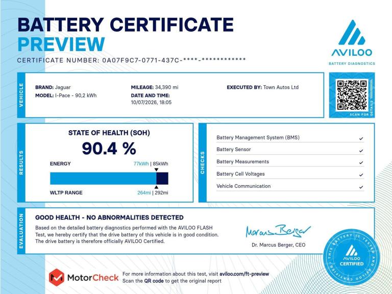 Jaguar I-Pace 400 90kWh SE Auto 4WD 5dr Electric Automatic