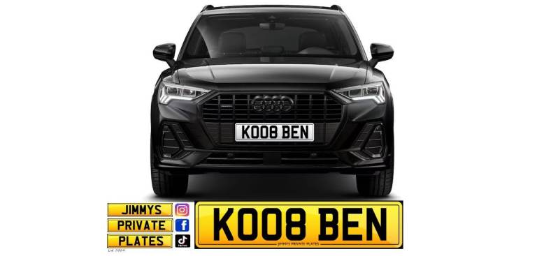 Ben private number plate 